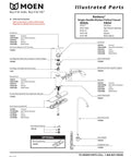 Genuine Replacement Hose Service Kit For Pullout Style Kitchen Faucets Easy Install Durable Hose Parts Diagram