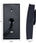 Side and back view of Rugged Waterproof 125KHz Proximity RFID Card Reader With Wiegand 26 To 37 Bits RS232 RS485 UART TTL IP68.