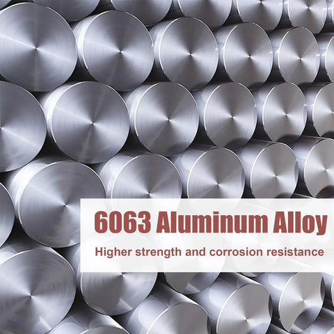 6063 aluminum alloy rods showcasing high strength and corrosion resistance