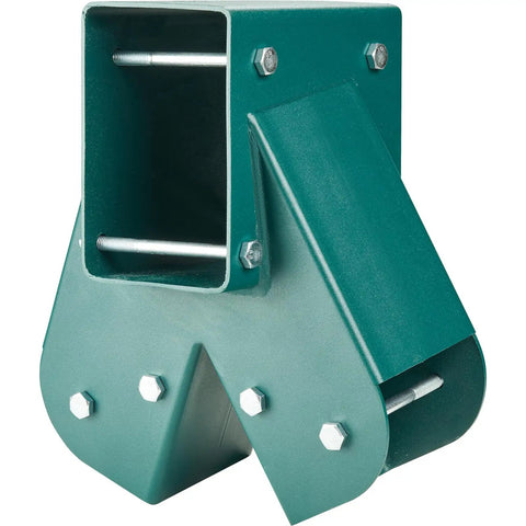 A Frame Middle Swing Set Bracket Kit For 4x4 Posts And 4x6 Beams Beefy Heavy Duty Carbon Steel With Mounting Hardware Durable DIY Swing Set Brackets For Backyard Play Green 2 Pack