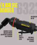 Professional Heavy Duty Quarter Inch Air Die Grinder With 115 Degree Angle And Straight Variants Variable Speed Pneumatic Grinder