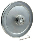 Side angle of AB700 3/4 Inch Bore 7 Inch Single Groove Web Sheave V Belt Pulley For A B 5L 4L Belts Motor Pulley Carbon Steel Zinc Plated