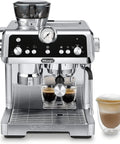 Level Up Your Brew Game With This Certified Renewed Barista Espresso Machine Featuring An Integrated Burr Grinder And Smart Tamping Station For Kickin Daily Shots That Hit Different. Espresso machine with dual shots and built-in grinder.
