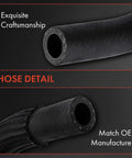 Close-up of Power Steering Reservoir Hose Assembly for Toyota Avalon 2000 to 2004, showing craftsmanship details.