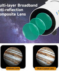 50mm Guide Scope For Auto Guiding And Astrophotography With Dual Helical Focuser Dual Star Searching And Guiding 45mm T2 Extension Tube Clear Wide Field Easy Targeting lens comparison