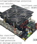 Badass 5000W Induction Heating Board With Heavy Duty Spiral Coil And Zero Hassle Water Pump, featuring control unit and cooling fans.