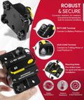 60 Amp Waterproof Circuit Breaker For All 12V To 48V Electric Trolling Motors MKR-27 Replacement Part, marine-grade protection shown.