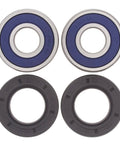 Wheel Bearing Kit For Honda Victory Kawasaki Suzuki With Rubber Sealed Bearings ABEC3 Type TC Double Bearings And Seals