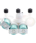 Upgraded Water Inlet Valve Replacement Compatible With Whirlpool Kenmore Maytag Washers Replaces W11096268 W11220230 front view