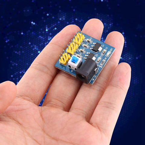 DC DC Buck Converter Module Step Down Power Supply 12V To 3.3V 5V And 12V Outputs, PCB Mount, Compact size in hand