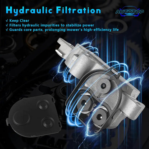 Center Section Kit With Filter for Hydro Gear Drive Systems Direct Replacement That Rebuilds Your Hydraulics And Keeps The Rig Running Smooth
