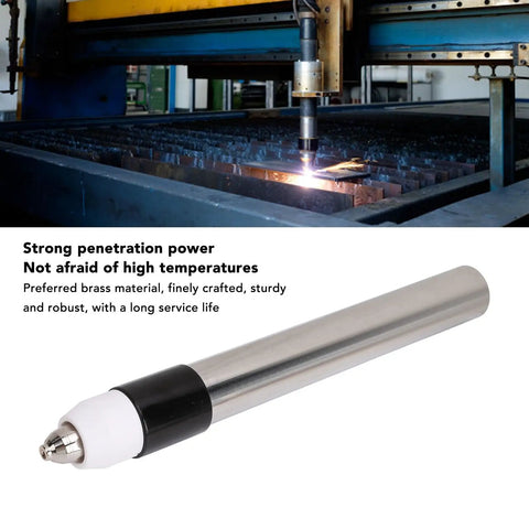 Heavy Duty Plasma Cutting Torch Head With Straight Handle, 10-80A Range, 1 Inch Cutting Capacity, Fits Cut50p Cut55p Cut60p Plc55p Plc65p CNC Machines, Built Tough For Fast, Clean Metal Cuts Every Time with CNC setup