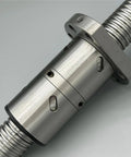 End Machined Ballscrew With Customizable Size Double Ball Nut For CNC Linear Motion Equipment 600mm Length Smooth Low Friction Travel