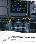 Emergency Stop Button Pro Grade Protective Cover In Transparent Acrylic For Dust And Debris Protection Easy Install Shield