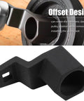 Top view of 50mm crankshaft pulley wrench holder from Harmonic Balancer Socket Tool 19mm for Honda with half inch drive for engine maintenance.