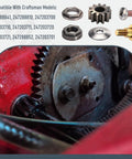 Steering Shaft Five Eighths Inch With Sector Gear Kit And Pinion Gear Bearing Set for popular lawn tractors details