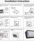 Installation instructions for Super Bright 120W LED Wall Pack Light With Dusk To Dawn Photocell, 13000 Lumens, IP65 Outdoor Fixture.