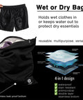 Waterproof Wet Dry Pouch For Sweat Soaked Gear Antimicrobial Odor Control Bag That Inhibits Bacteria And Mildew, 14.5x17 inches