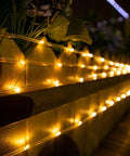 2 Pack Solar Rope Lights 78Ft Total 200LED Warm White Outdoor String Lights IP65 Waterproof Solar Powered Fairy Lights