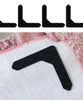 4 Pack Anti Slip Carpet Tape Adhesive Non Slip Pads For Carpets And Rugs In Living Room Kitchen Bathroom Peel And Stick Gripper