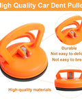 High-quality orange suction cup from 3 Pack Car Dent Puller Kit With 7 In 1 Suction Cup System For Dents On Cars Pro Grade Dent Removal Tool Set