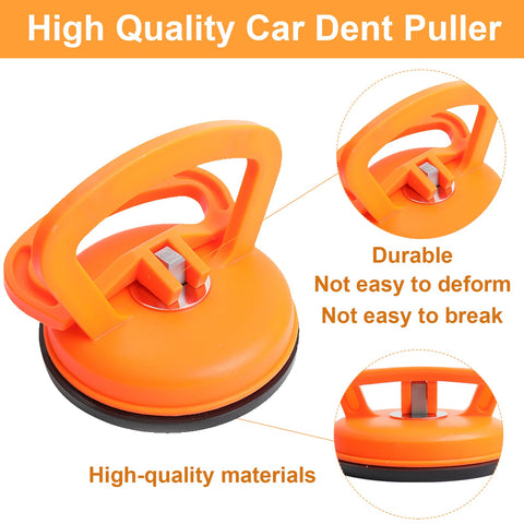 High-quality orange suction cup from 3 Pack Car Dent Puller Kit With 7 In 1 Suction Cup System For Dents On Cars Pro Grade Dent Removal Tool Set