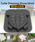 Turtle Shaped Concrete Stepping Stone Molds Reusable Cement Molds For DIY Patio Path Lawn Garden Landscaping Crafting Accessories