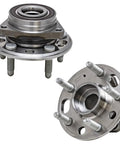 Four Front And Rear Wheel Bearing Hubs Assembly Replacement Kit For 2010 2017 Chevy Equinox And GMC Terrain, metal hubs