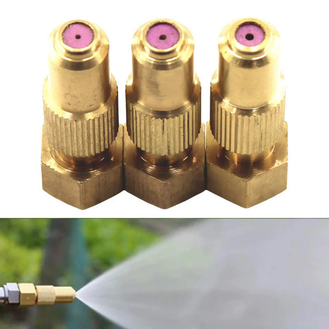 Copper Pottery Misting Nozzle For Garden Sprinklers High Pressure Direct Spray Must Have Adjustable Cone And Stream Settings