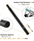 Beefy Aluminum Bike Seat Post 350mm Length With 25.4mm 27.2mm 28.6mm 30.4mm 30.8mm 31.6mm Diameters Polished Anodized Finish