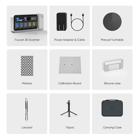 Completely Standalone Handheld 3D Scanner Boasting 48MP Full Color Capture And Top Shelf 0.03 Mm Accuracy Creates Flawless Prints No Computer Needed Slick Pocket Body Sweeps Mini To Massive Parts Ideal For Makers And Gearheads