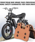 Beefed Up Ceramic E Bike Brake Pads For XD KLBS DOT4 Hydraulic Brakes Front And Rear near an electric bike