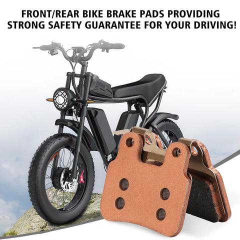 Beefed Up Ceramic E Bike Brake Pads For XD KLBS DOT4 Hydraulic Brakes Front And Rear near an electric bike
