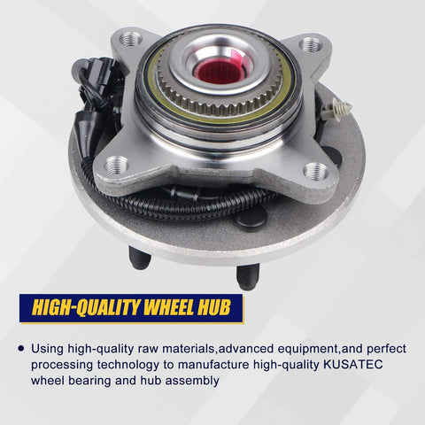 Beefed Up Front Wheel Bearing And Hub Assembly 515079 For Ford F-150 4WD 6 Lug With ABS 2005 2008 close-up