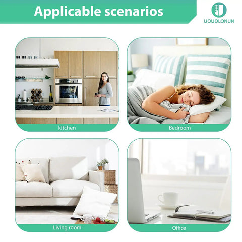 Applicable scenarios for Two Pack Replacement HEPA Filters For 200 And 300 Series in kitchen, bedroom, living room, office