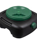 7.3 Quart Oil Drain Pan With Lid Pour Spout And Filter Drain Screen For Automotive Fluids Like Engine Oil Antifreeze Transmission Fluid And More No Mess Spill Free Cleanup For Your Driveway And Garage
