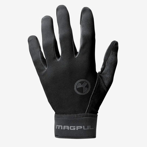 Technical Glove 2.0 Lightweight Work Gloves for Precision Grips Black Medium shown palm side up.