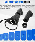 Half Twist E Bike Throttle Grip For 12V To 72V Systems Waterproof 3 Pin Connector 22.5mm Handlebar Replacement