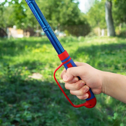 Hand holding Detachable Grass Sickle Folding Harvest Scythe Tool With Carbon Steel Blade And Anti Slip Rubber Handle