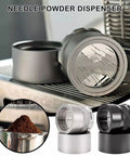 Pro Level Needle Coffee Tamper And Espresso Bed Leveler With Rock Solid Aluminum Grip and Rust Proof Steel close-up image.
