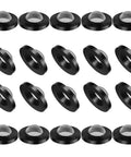 20 Pack Stainless Steel Hose Washers With Screen Filter Gaskets For One Inch Inlet, Fits Five Eighths Inch Washing Machine And Three Fourths Inch Garden Hose Connector, Durable Rubber Seal, black washers