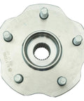 Top view of a rear wheel bearing and hub assembly set for 2010-2015 Lexus RX 350, 2016-2022 Toyota Highlander, and 2021-2023 Sienna AWD