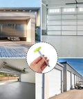 Top Shelf 15 Pack 1.8 Inch Green Nylon Garage Door Rollers Featuring Quiet 6200ZZ Precision Ball Bearings for easy installation.