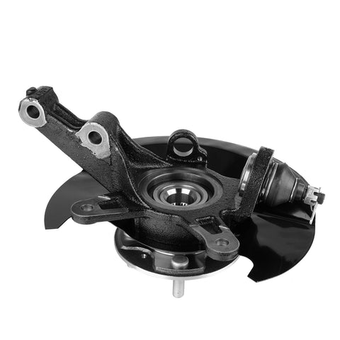 Front Steering Knuckle And Wheel Bearing Hub Assembly For 2001 2002 Civic With 1.7L Engine Left Driver Side Replacement Direct Fit Ready