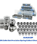 Premium Spring Collet Set ER16 With 12 Pieces High Precision AA Grade Alloy Steel Tooling For CNC Lathe Mill Machining. 12 collets in storage.