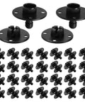 Heavy Duty Panel Mounting Clips And Upholstery Fasteners With Rock Solid Grip Holding Up To Fifteen Pounds Each Thirty Set Nylon Push Pins For Trim And Dash Fix Keep Your Fitments Locked Tight, black nylon clips with various base shapes.