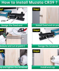 Step by step installation of 40 Pack One Eighth Inch Cable Railing Hardware Kit With Hand Swage Threaded Stud Tensioner For 4x4 And 2x2 Wood Or Metal Posts In T316 Stainless Steel For Durable Deck Cable Railing System CR39