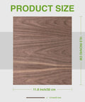 Robotime walnut plywood sheet, 12 x 16 x 1/8 in, 6-pack for laser cutting and engraving