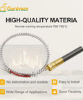 Ganivsor 24-inch aluminum thermopile sensor with braided stainless lead and brass connector, side view