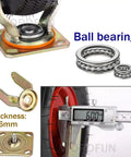 Heavy Duty Industrial Casters Delivering Quiet Smooth Rolling With Rock Solid Swivel Or Fixed Options featuring ball bearings and 6mm thickness
